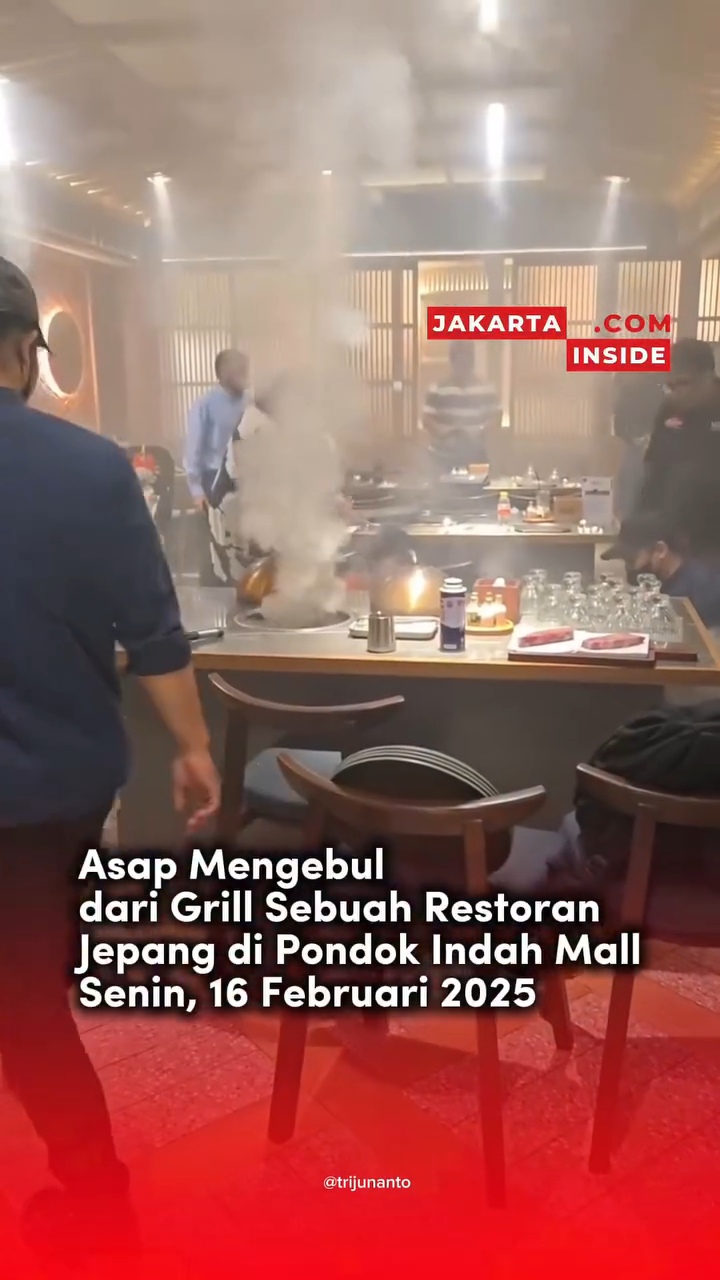 Kebakaran di salah satu restaurant di PIM